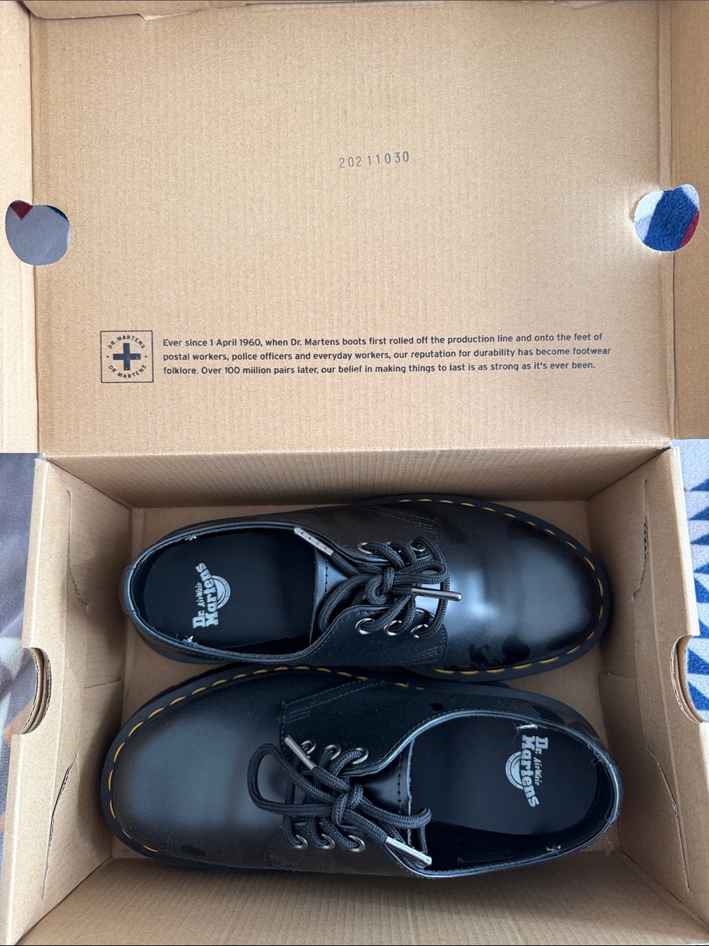 Dr. Martens Black 1461 Quad